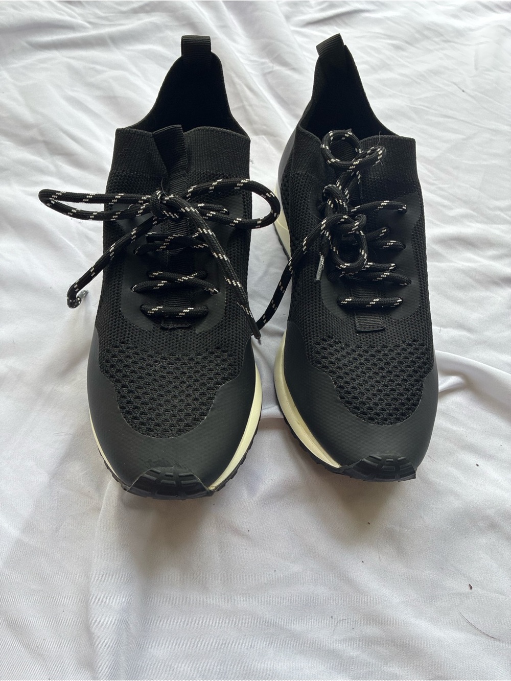 Black Athletic Shoes j slides urban sports